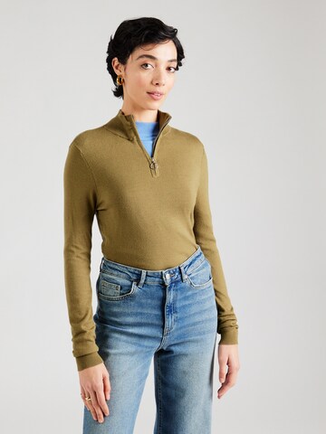 VERO MODA Pullover 'VMHAPPINESS' i grøn: forside