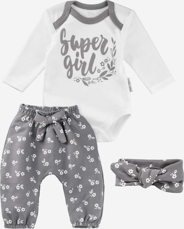 Baby Sweets Set in Grey: front