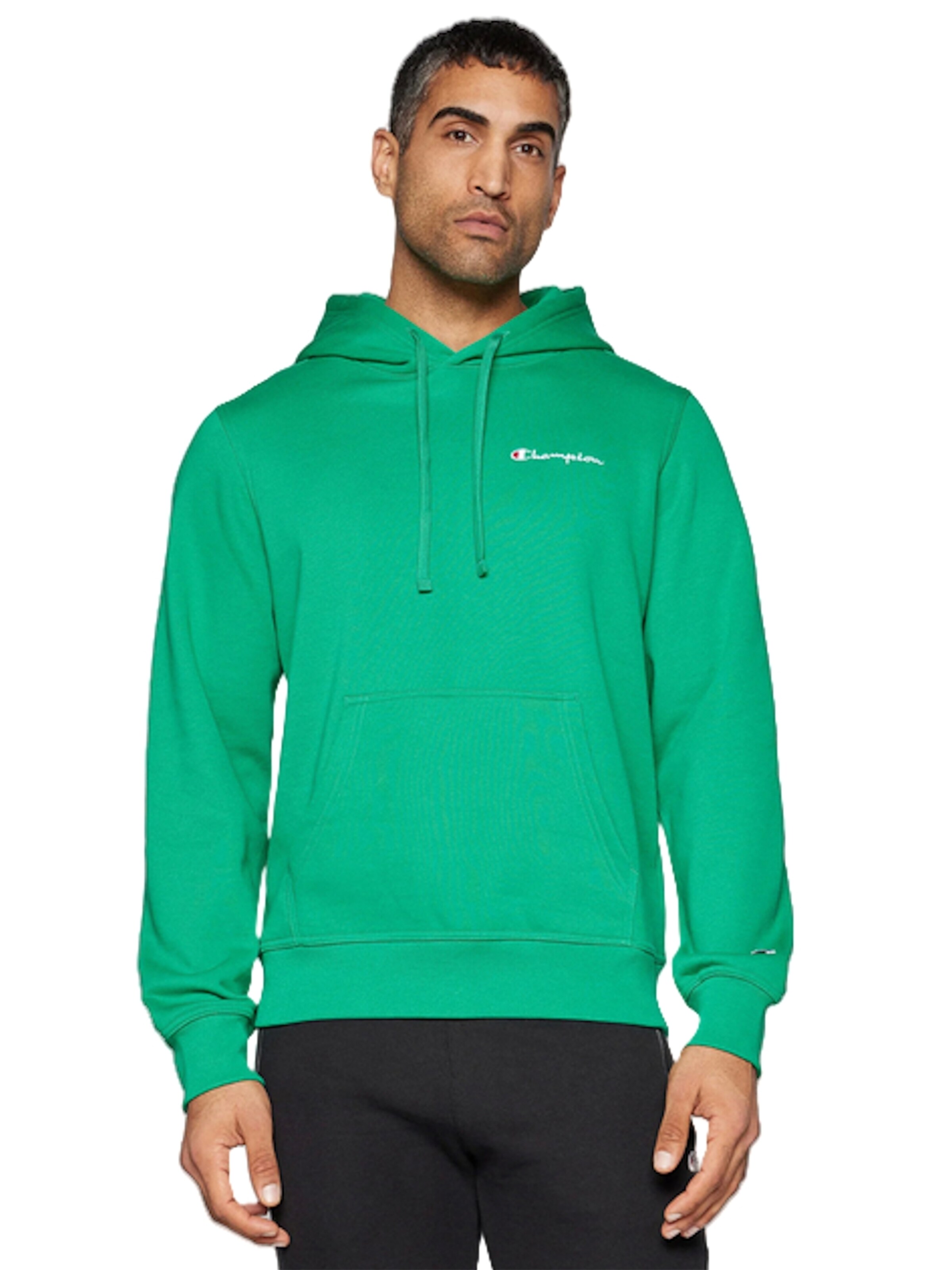 Felpa di Champion Authentic Athletic Apparel in verde: frontale