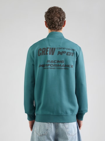 CAMP DAVID Zip-Up Hoodie in Green