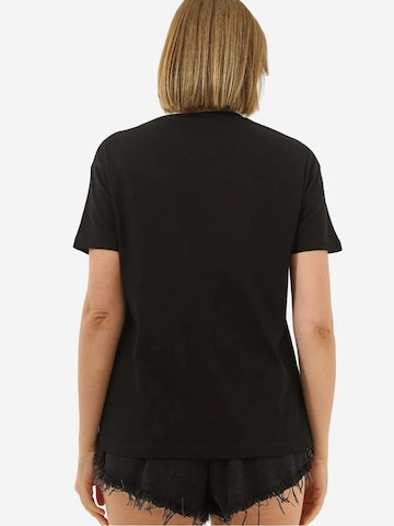 T-shirt Bianco Lucci en noir