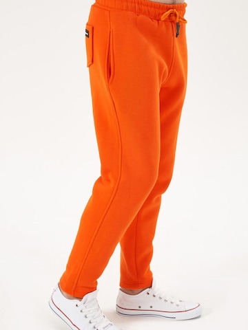 LOUIS LECLER Slim fit Pants 'Lucien' in Red