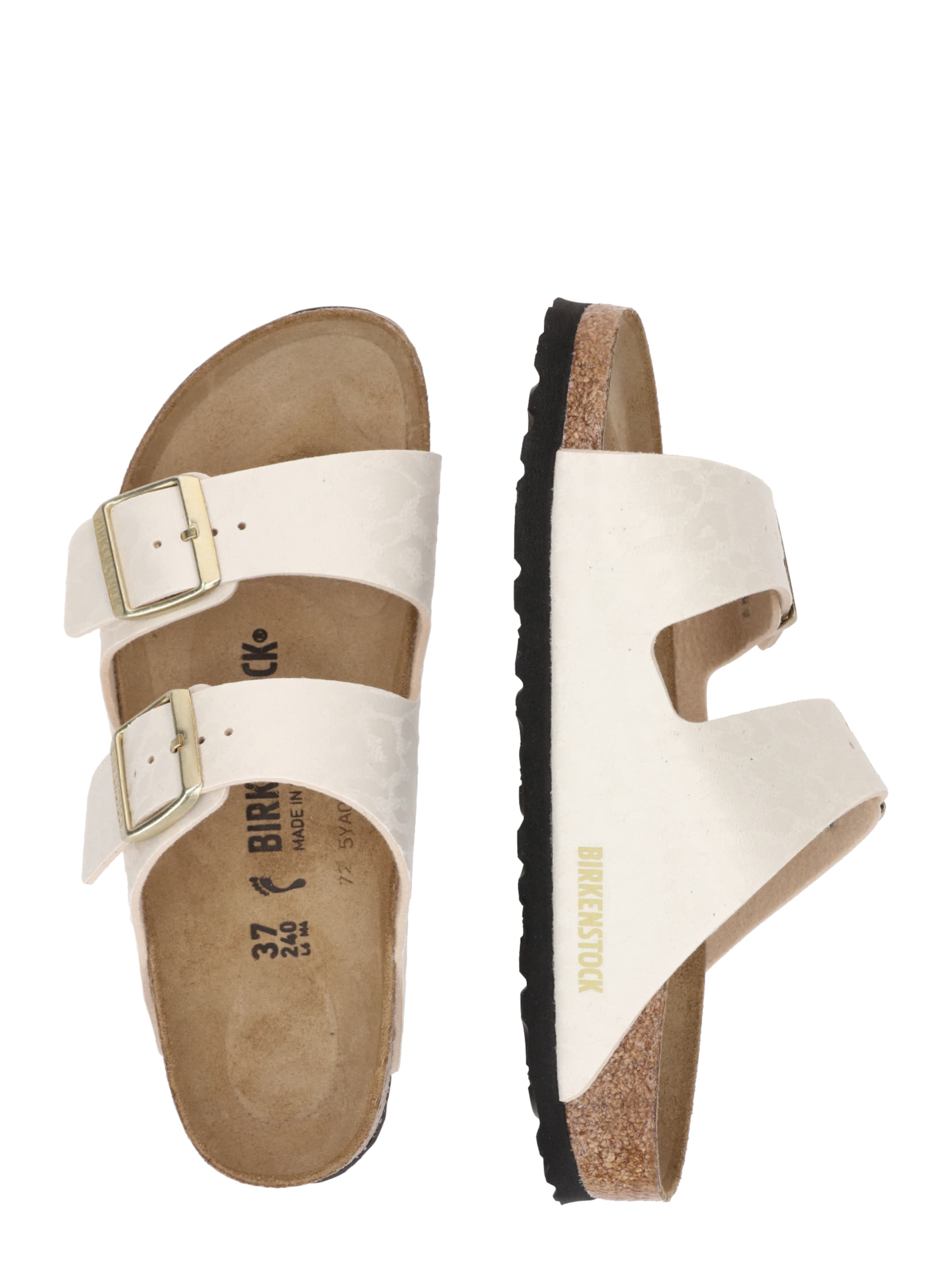 BIRKENSTOCK Plätu 'Arizona', värv valge