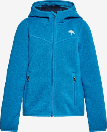 Schmuddelwedda Fleece jas in Blauw: voorkant