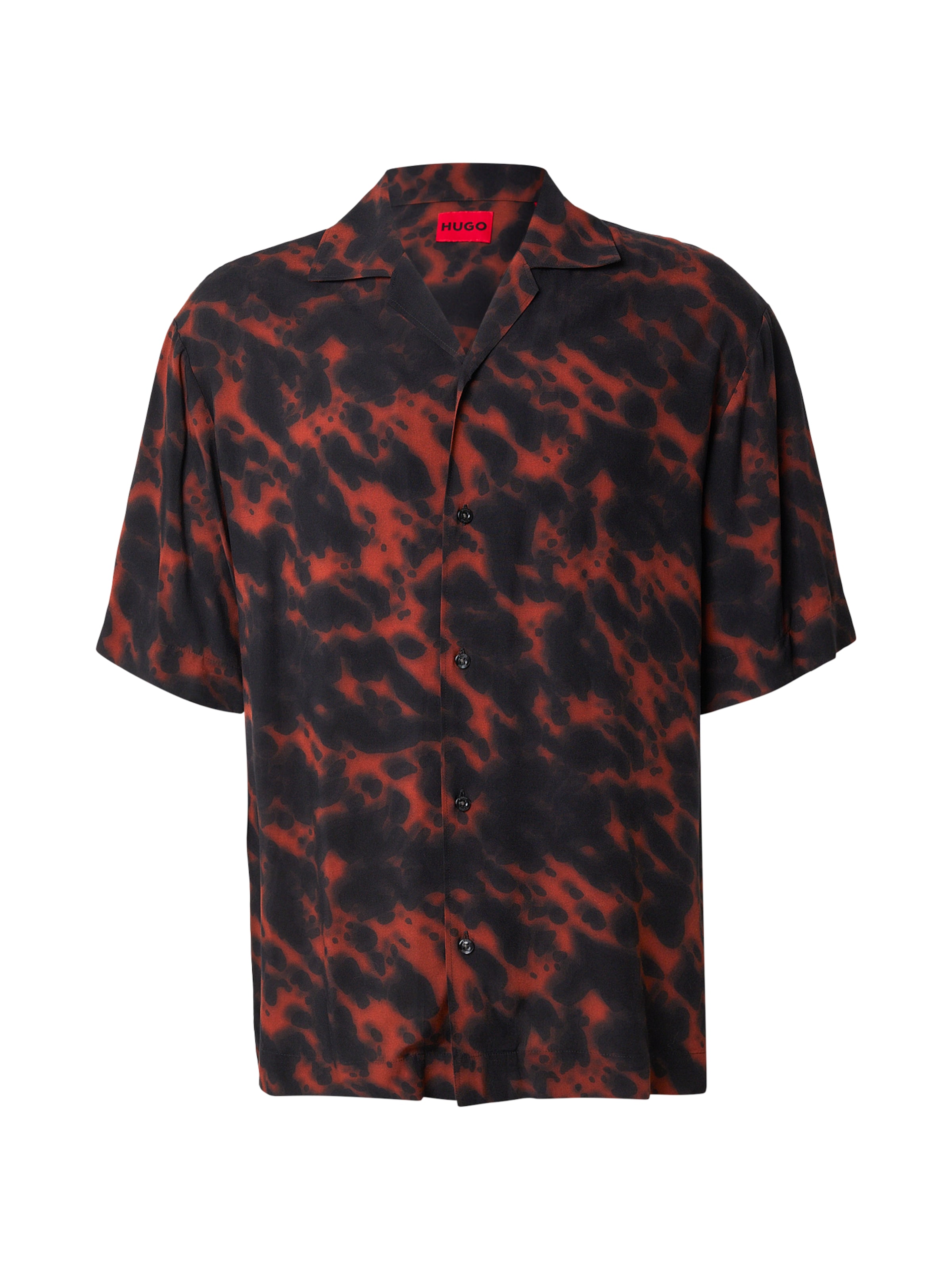 HUGO Regular fit Overhemd 'Espino' in Zwart: voorkant