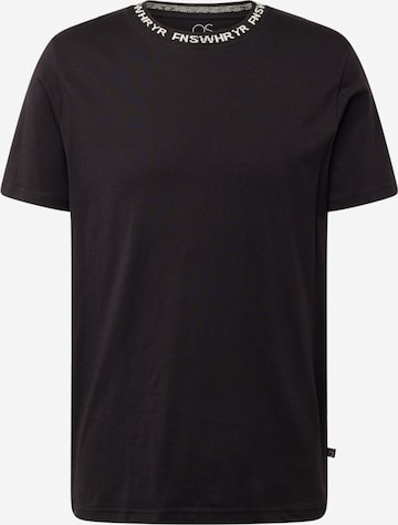 QS Тениска в черно: отпред
