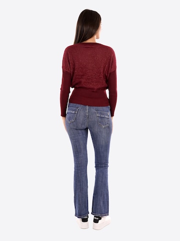 Pull-over 'Maglia' Yes Zee en rouge