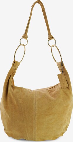 HARPA Handbag in Brown: front
