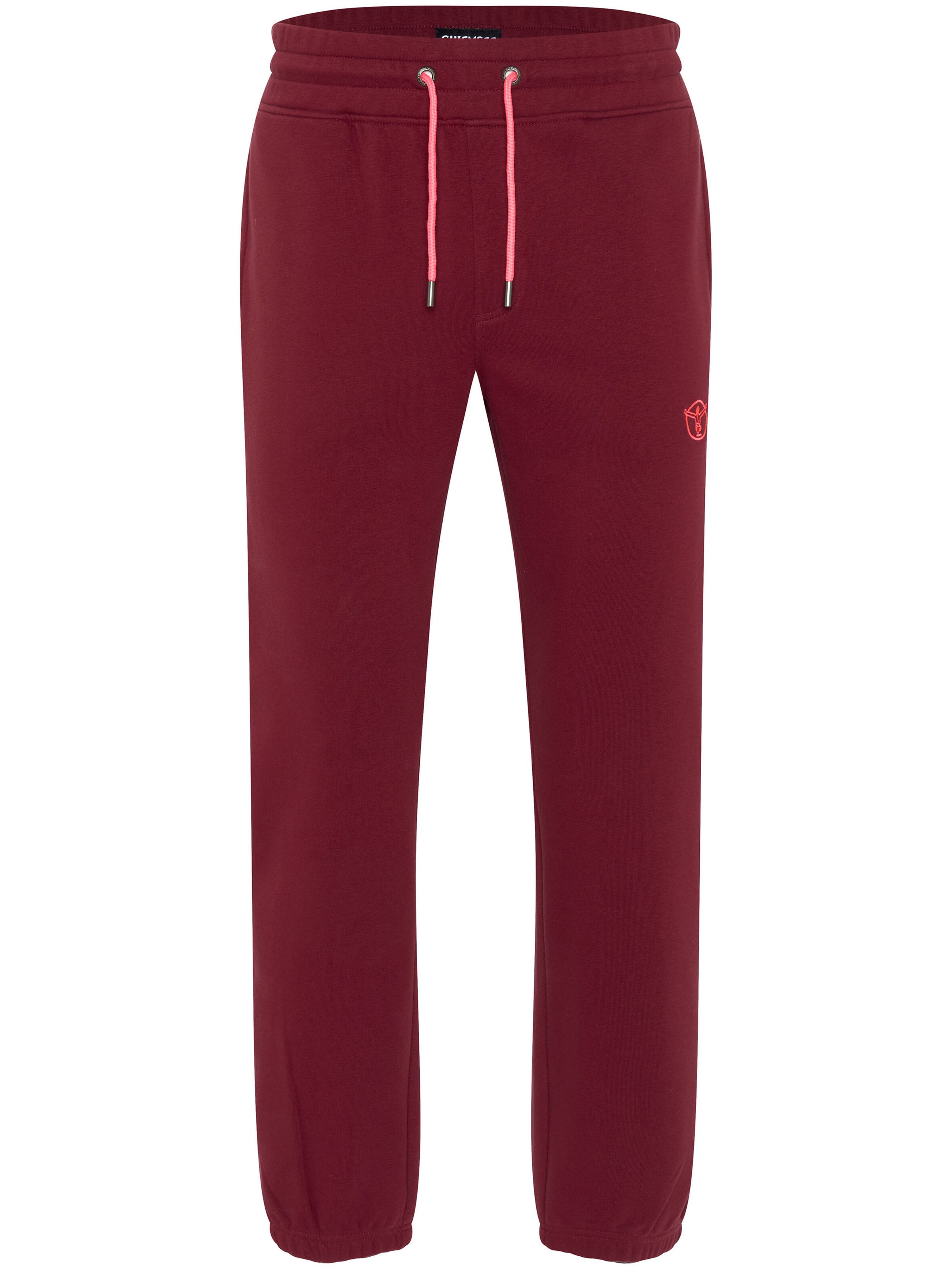 CHIEMSEE Tapered Pants in Red: front