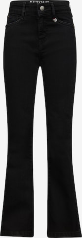 Retour Jeans Flared Jeans 'Mikkie' in Black: front