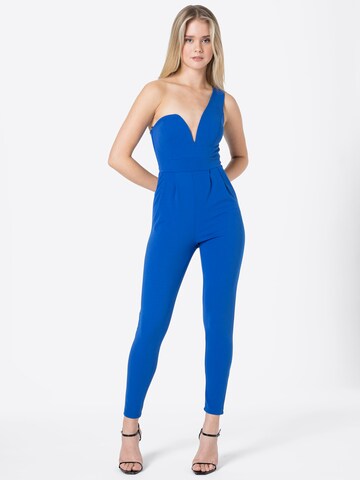 WAL G. Jumpsuit 'DALIA' in Blauw: voorkant