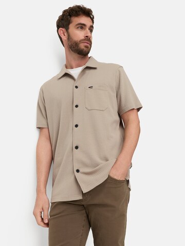 CAMEL ACTIVE Regular fit Button Up Shirt in Beige