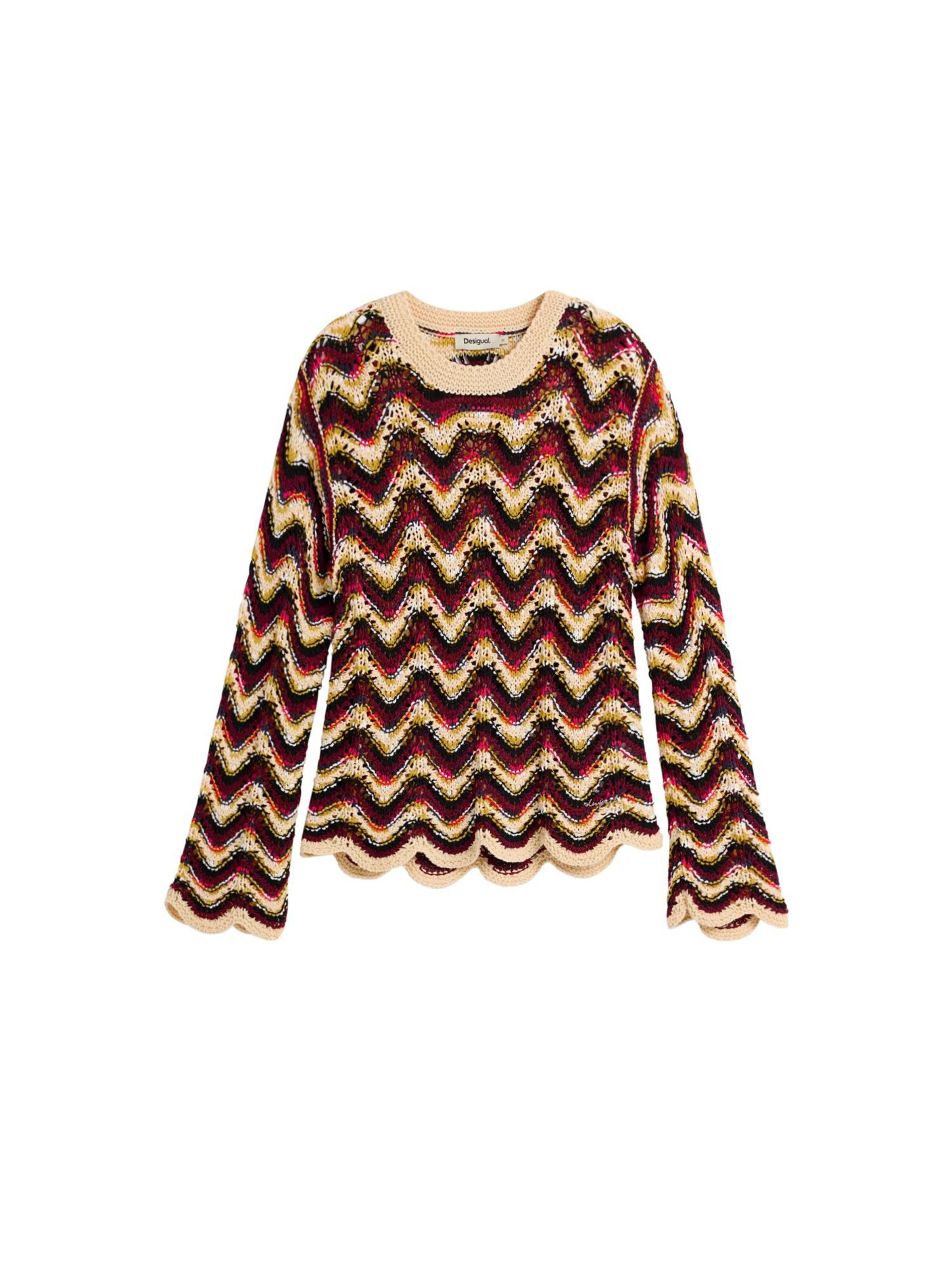 Pullover di Desigual in beige: frontale