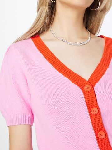 LEVI'S ® Strickjacke 'Josie Short Sleeve Cardigan' in Pink