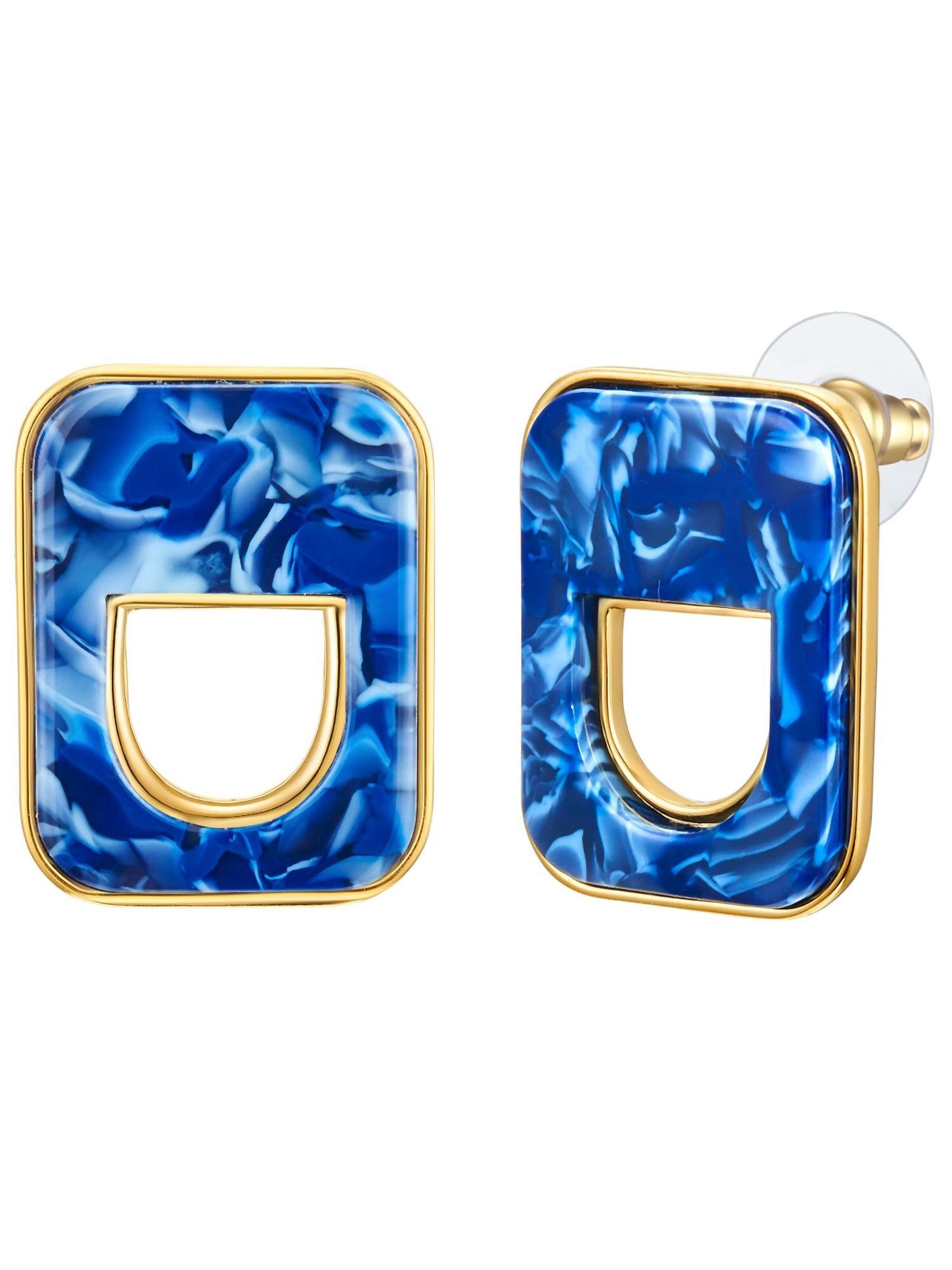 Boucles d'oreilles Yokoamii en or : devant