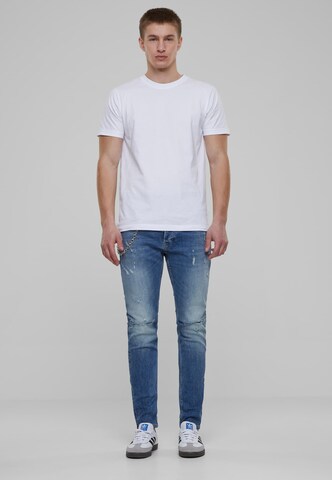 2Y Premium Tapered Jeans in Blauw