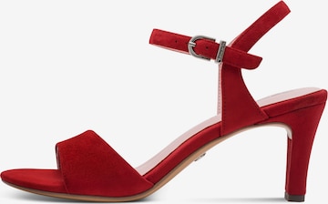 Tamaris Sandale in Rot: Vorderseite