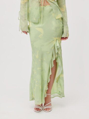 LeGer by Lena Gercke - Falda 'Theres' en verde: frente