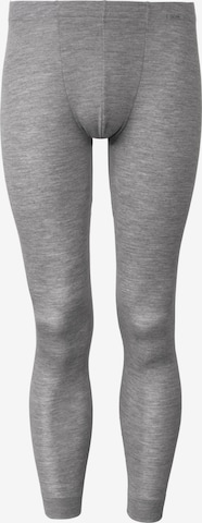 CALIDA Long Johns 'Wool & Silk' in Grey: front