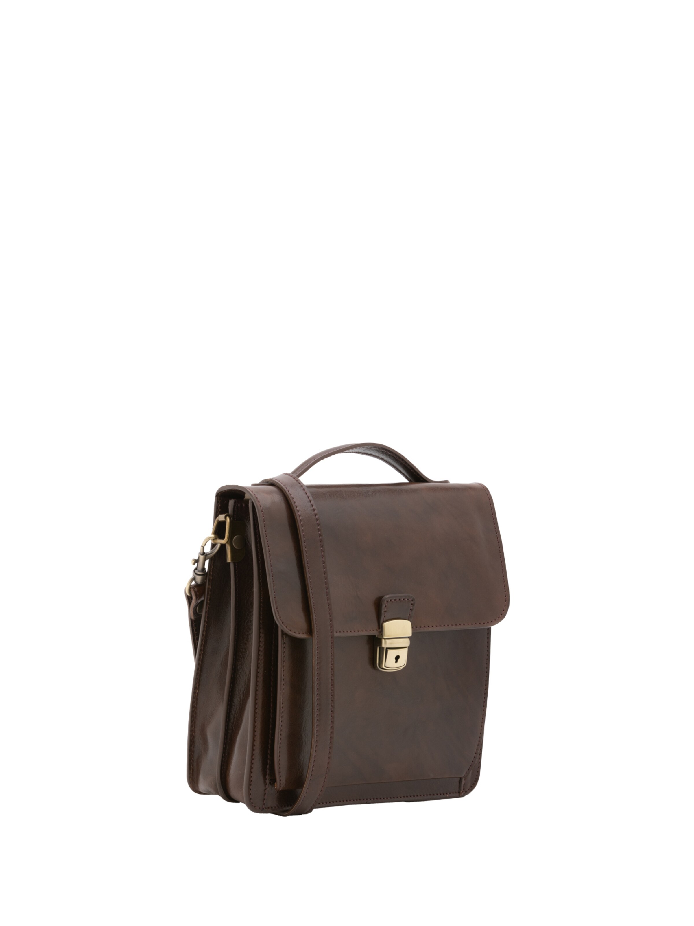 Borsa a tracolla Viola Castellani di colore marrone scuro, Visualizzazione prodotti