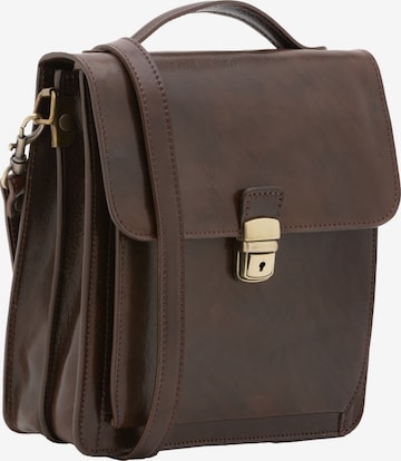 Borsa a tracolla di Viola Castellani in marrone: frontale
