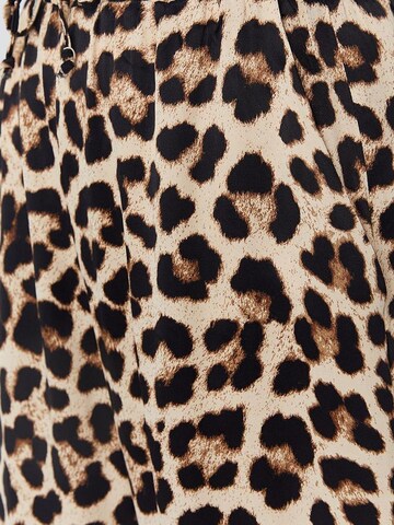 Wide Leg Pantalon MixRay en beige