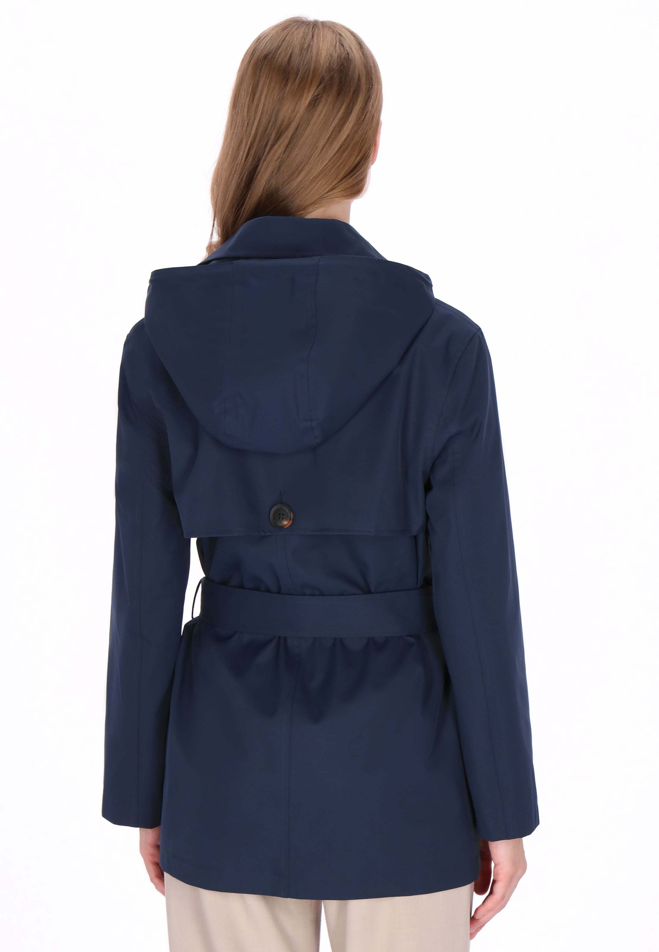 DreiMaster Klassik - Sobretudo meia-estação em azul