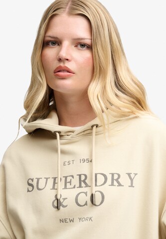 Sweat-shirt 'Luxe Casual' Superdry & Co en beige