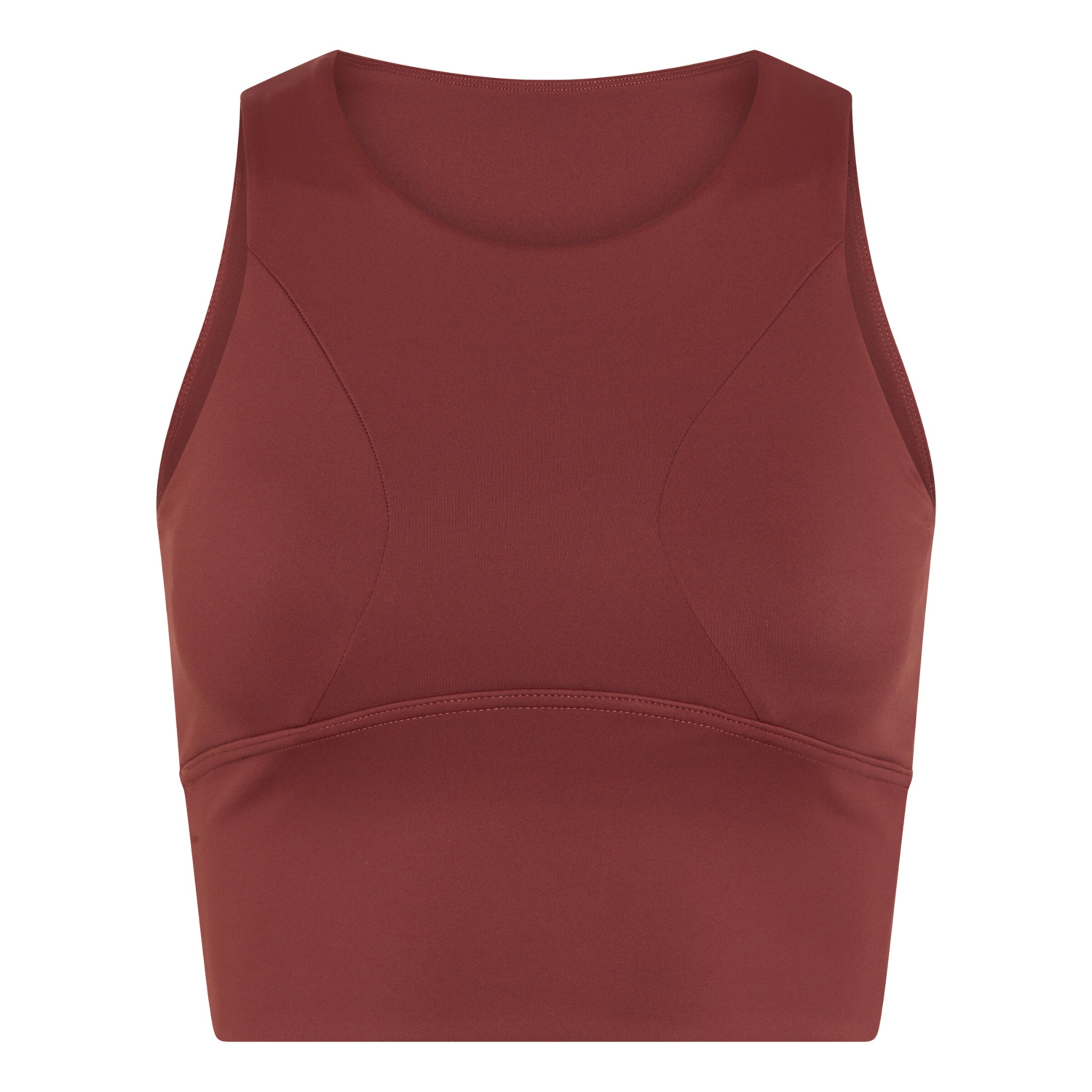 Born Living Yoga Top 'Elin' in Rood: voorkant