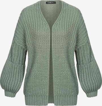 Cloud5ive Knit cardigan in Green: front