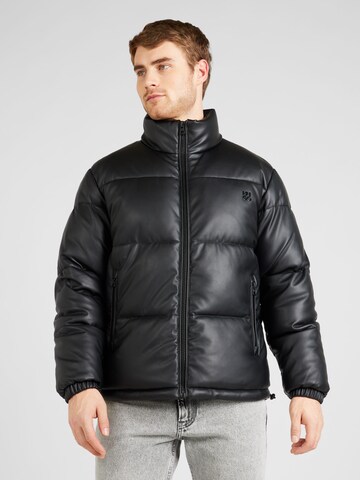 HUGO Winter Jacket 'Biron' in Black: front
