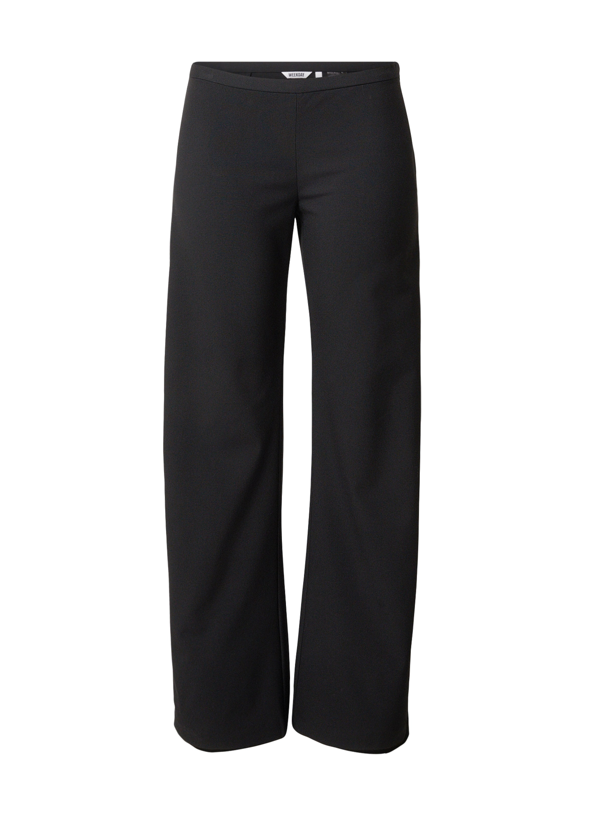 WEEKDAY Παντελόνι 'Iris' σε μαύρο, Άποψη προϊόντος