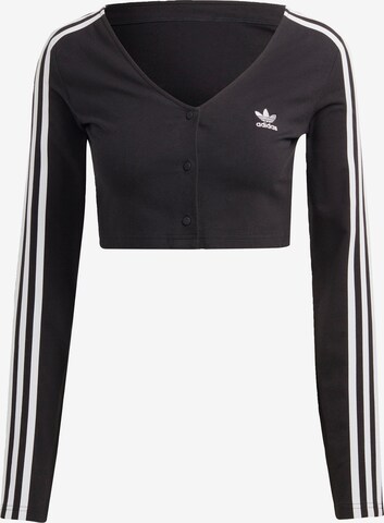 ADIDAS ORIGINALS - Camiseta 'Adicolor Classics 3-Streifen' en negro: frente