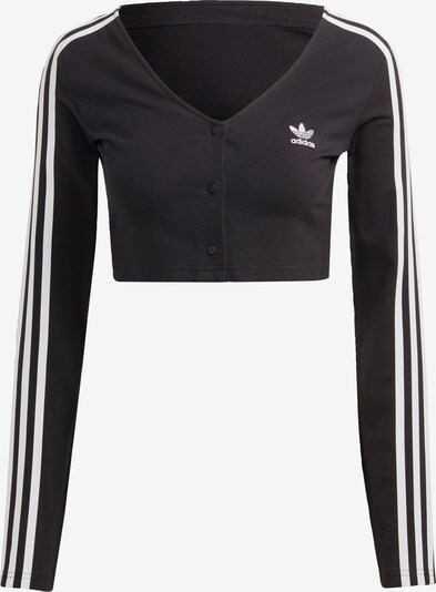 ADIDAS ORIGINALS Camisa 'Adicolor Classics 3-Streifen' em preto / branco, Vista do produto