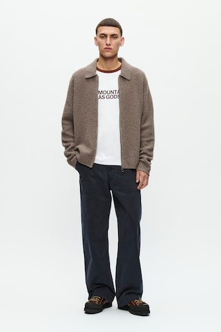 WOOD WOOD Knit cardigan 'WWAndy' in Beige