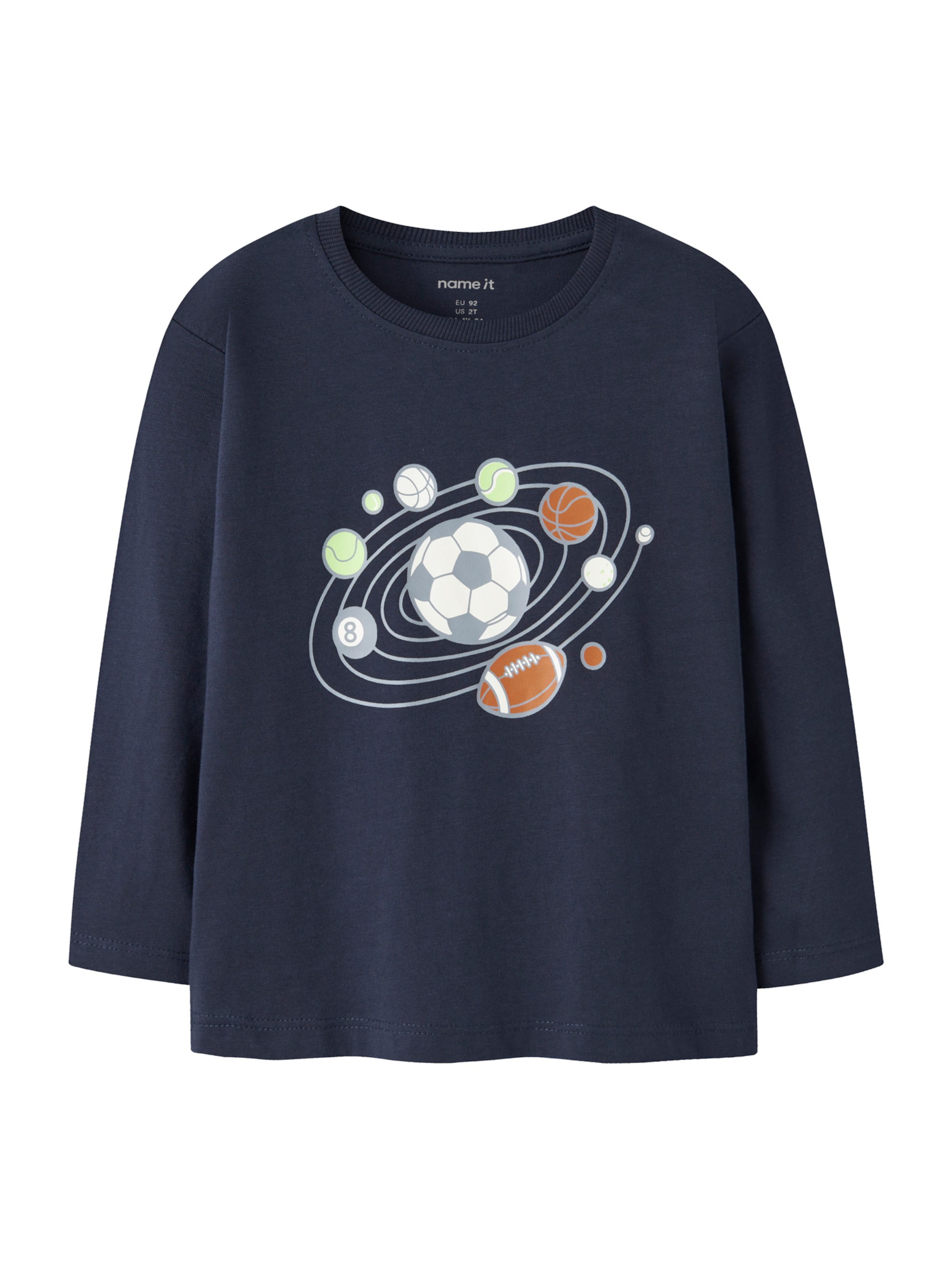 NAME IT Shirt 'NMMVICTOR' in 92 in Navy / Dusty blue / Mint / White, Item view