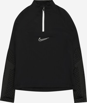 NIKE Athletic Sweatshirt in Black: front