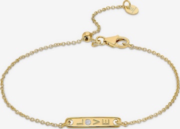 Guido Maria Kretschmer Jewellery Guido Maria Kretschmer Damen-Armband 925er Silber 1 Diamant ' ' in Gold: predná strana