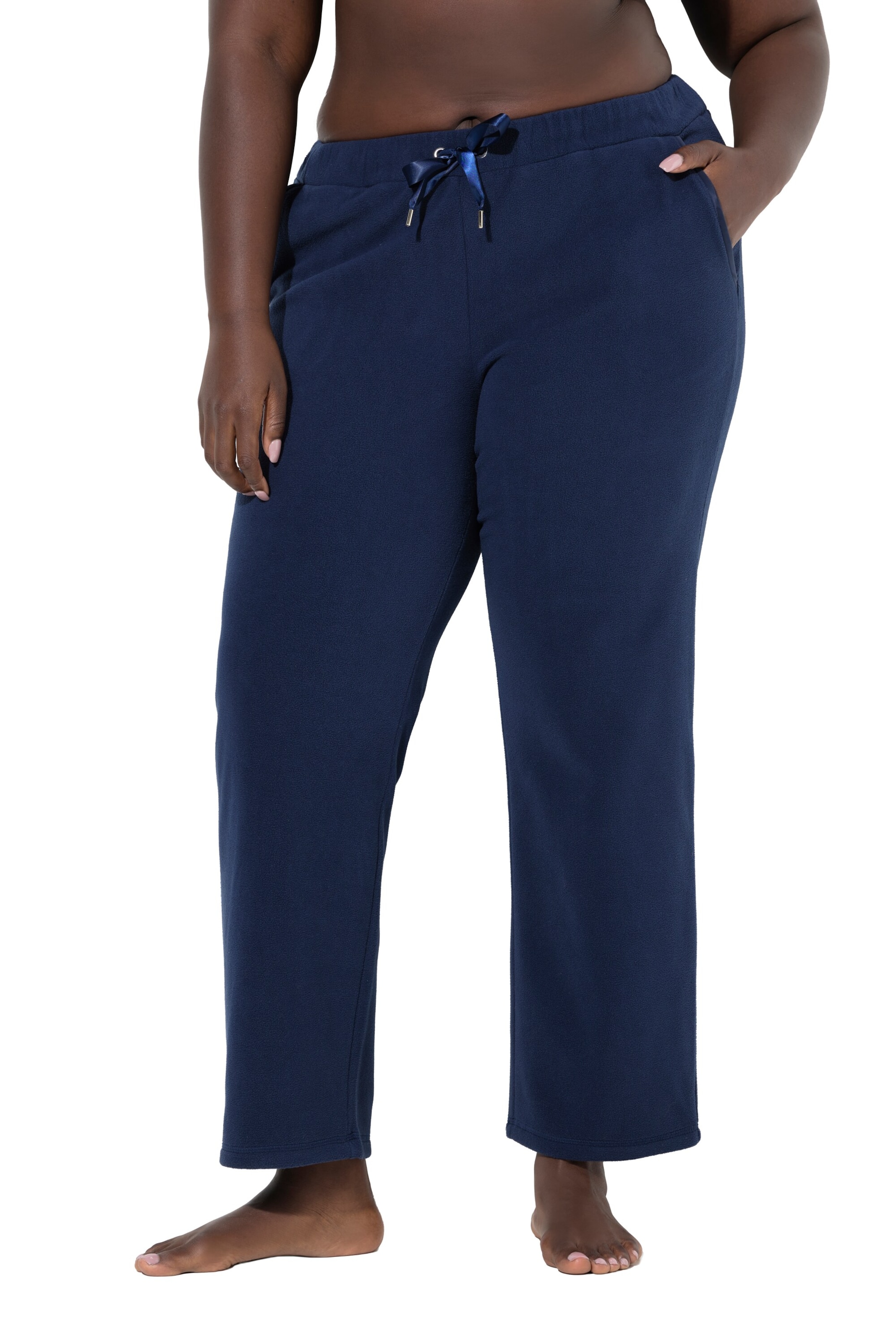 Pantaloni de pijama de la Ulla Popken pe albastru: față