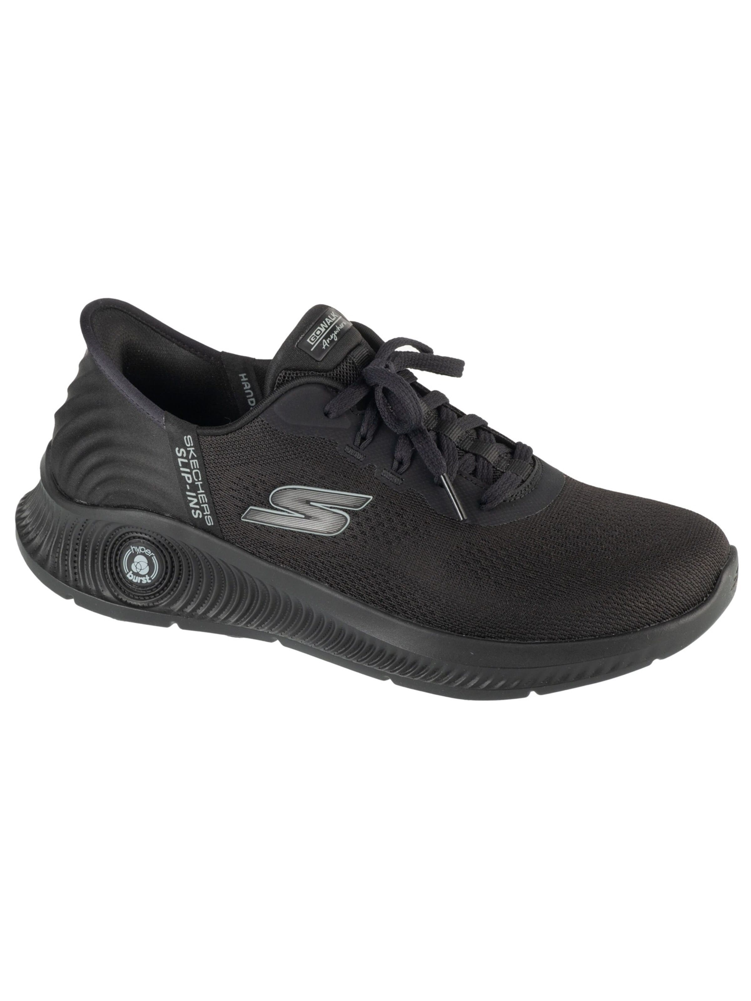 Baskets basses 'Skechers Slip-Ins: Go Walk Anywhere - Worldwide' SKECHERS en noir : devant