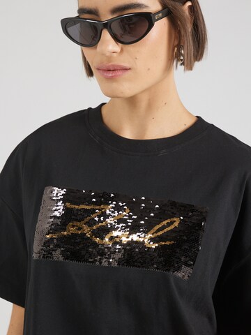 Tricou de la Karl Lagerfeld pe negru