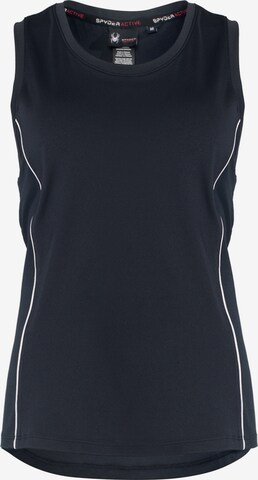 Spyder Sports Top in Black: front