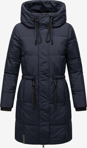 NAVAHOO Χειμερινό παλτό 'Zuckertatze XIV' σε μπλε: μπροστά