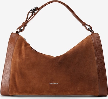 Sac bandoulière 'Elinor' Coccinelle en marron : devant