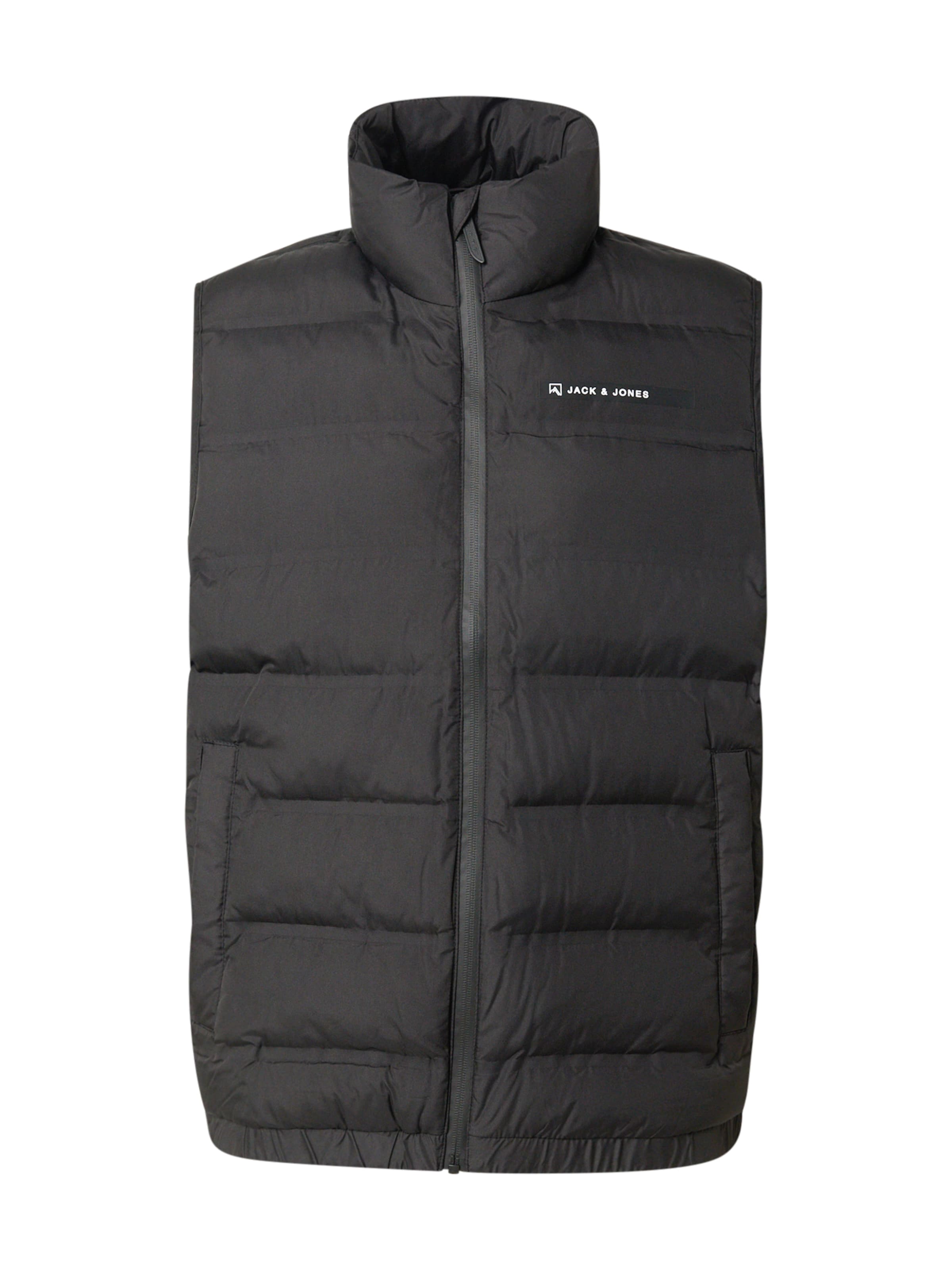 JACK & JONES Vest 'JJALPES' in Black, Item view