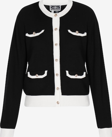 Cardigan DreiMaster Maritim en noir : devant