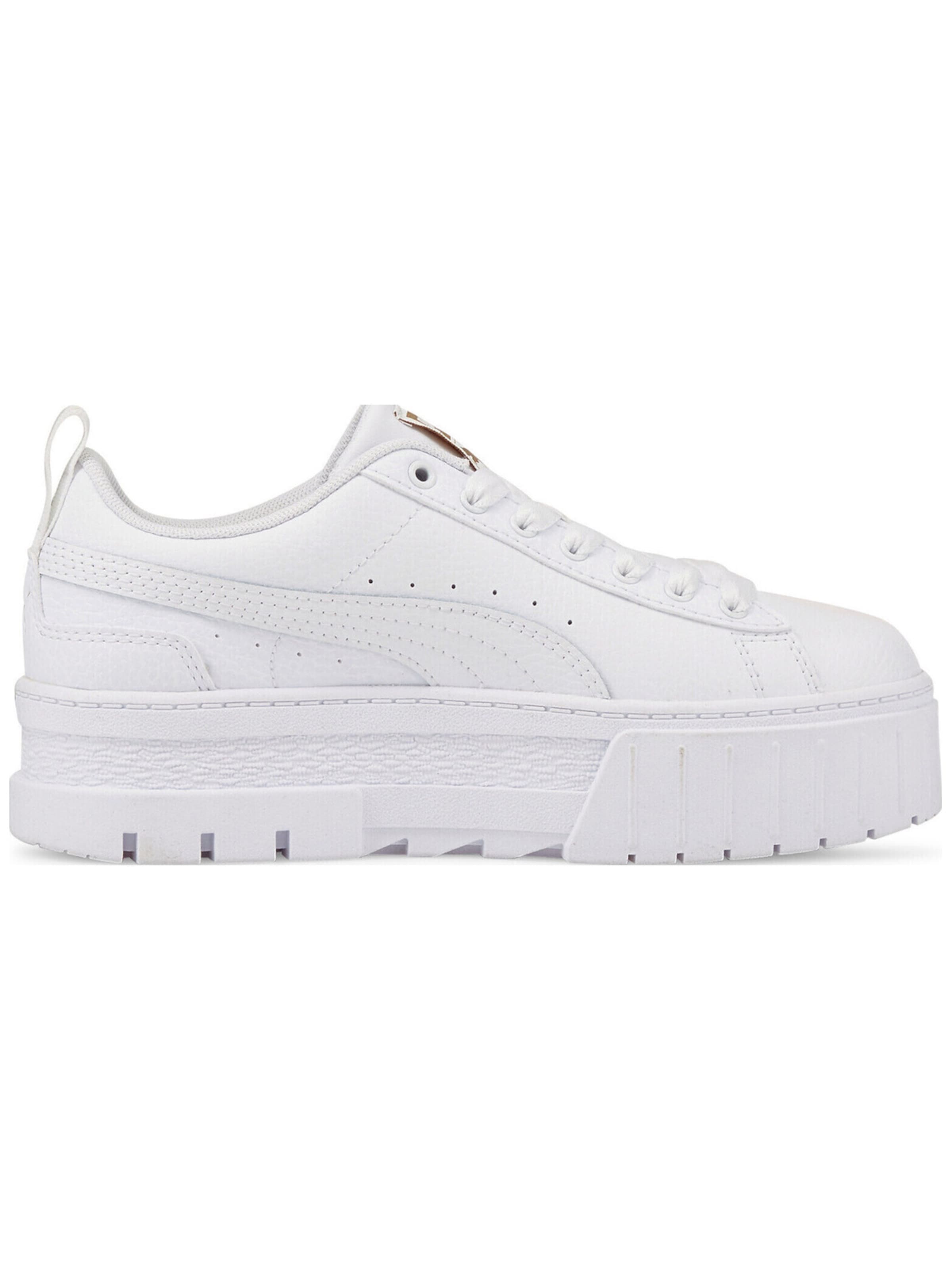 Sneaker bassa 'Puma Mayze Lth Jr' di PUMA in bianco