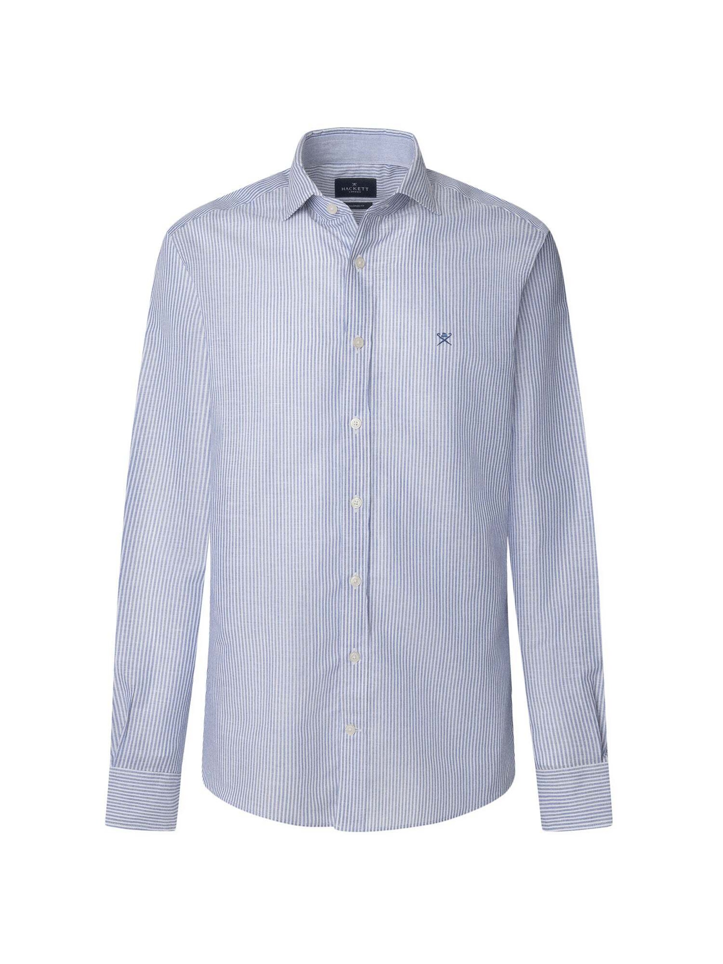 Hackett London Hemd in Blau: Vorderseite