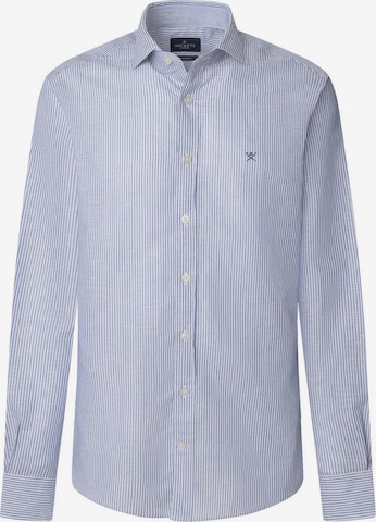 Hackett London Hemd in Blau: Vorderseite