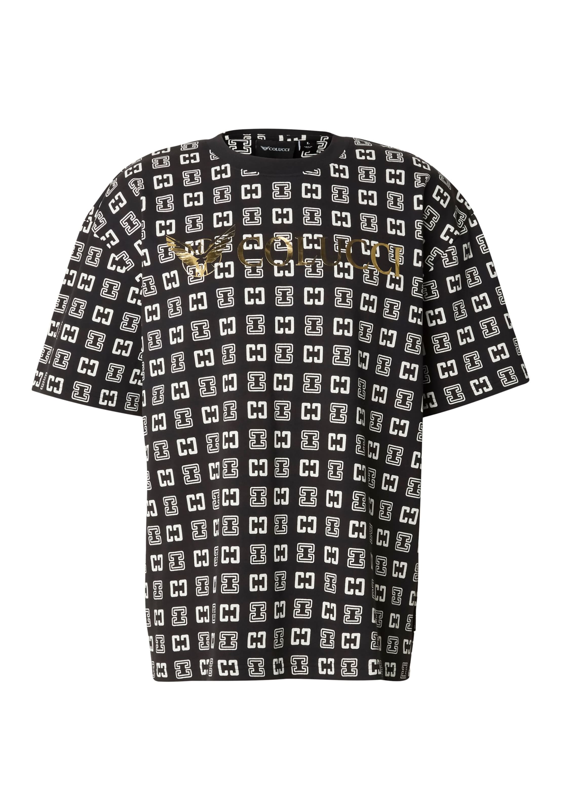 Colucci T-Shirt 'Ferrarin' in Schwarz: Vorderseite